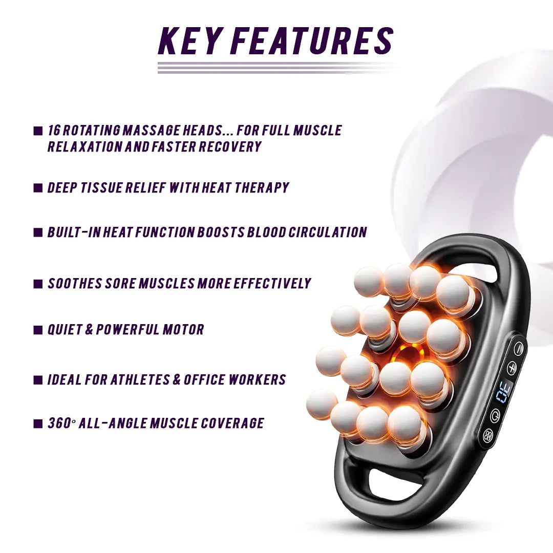 Ultimate 16-Head Massage Gun