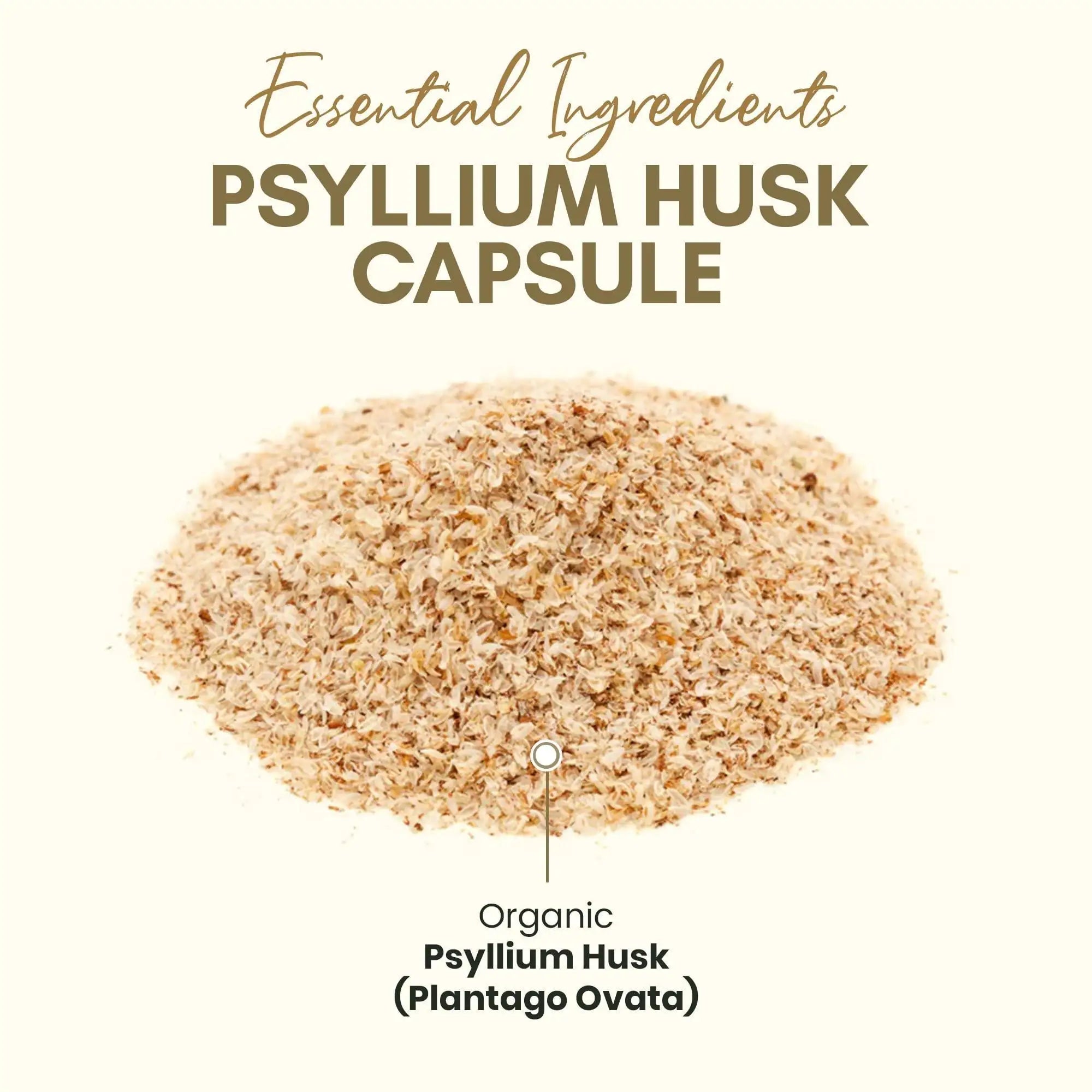 Pure Fiber 750mg Psyllium Husk Capsules
