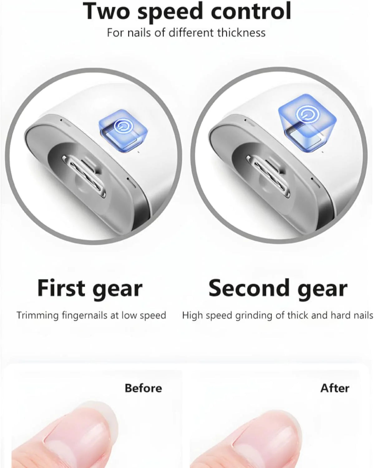 AutoSafe Electric Nail Trimmer Pro