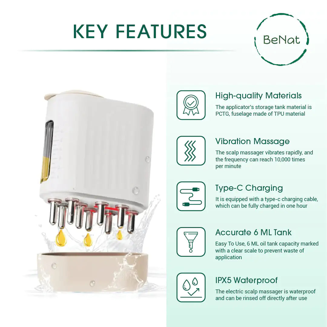 VibraScalp 2-in-1 Oil and Massage Tool