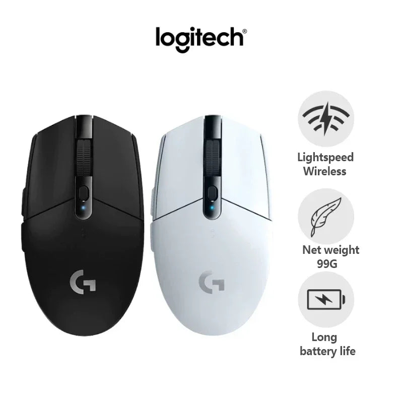 Logitech G304/G305 Wireless Mouse for Gaming - LIGHTSPEED Tech, Ultra - Light Design, Multiple Color Options