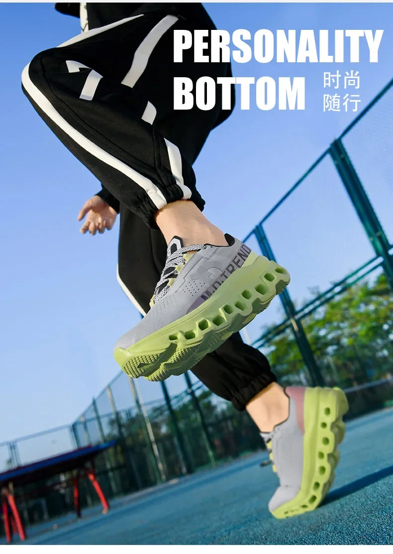 Men’s Sports Sneakers – Comfortable, Lightweight, Air-Cushion Running & Outdoor Shoes