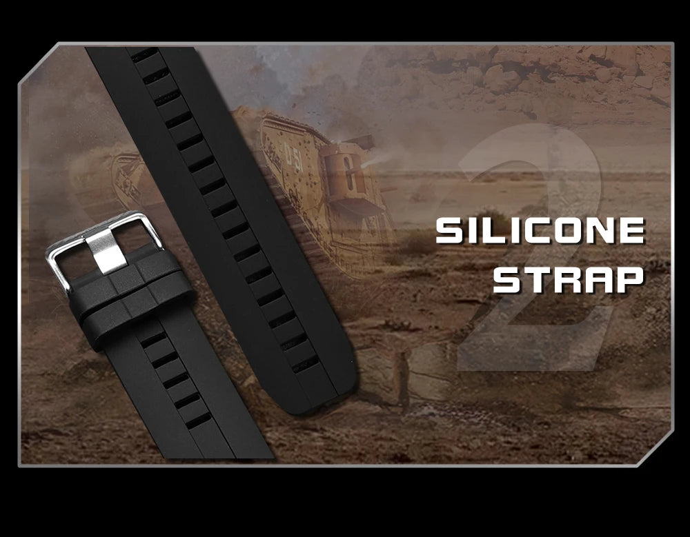 SANDA 9053 Dual-Display Sports Watch – 50M Waterproof