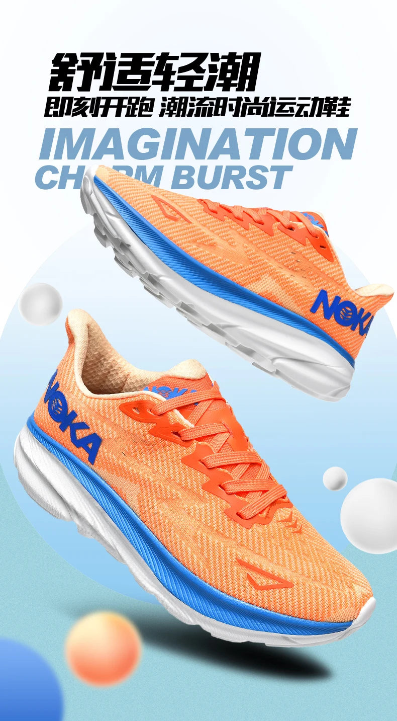 Unisex Running Sneakers – Cushioned, Professional Athletic Shoes for Marathon & Tennis