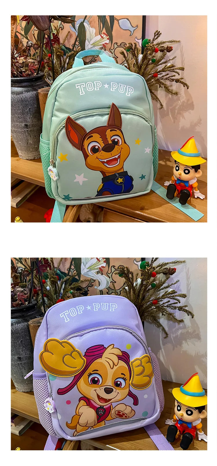Paw Patrol Beam Mouth Backpack Chase Skye Children's Waterproof Swimming Bag Swimming Pool Beach Dry Wet Separation Storage Bag