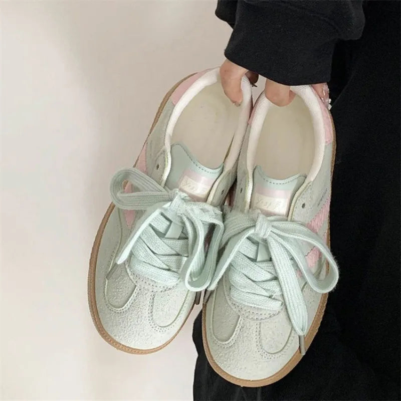 Women’s Casual Sneakers – Lace-Up Vulcanized, Luxury Tennis & Running Shoes