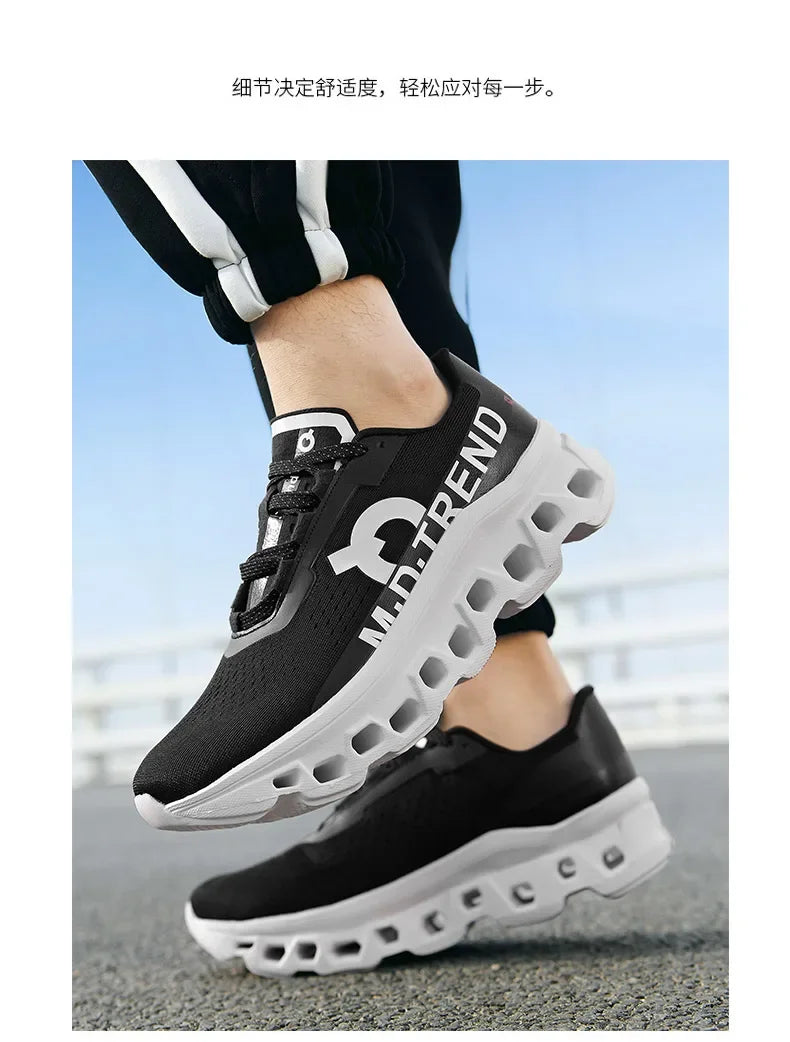 Men’s Sports Sneakers – Comfortable, Lightweight, Air-Cushion Running & Outdoor Shoes