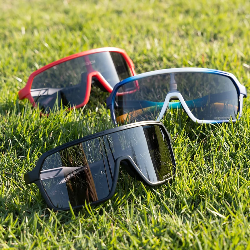 SCVCN Photochromic Sunglasses for Men Fashion Outdoor Sports Bicycle Cycling Glasses Woman Riding Goggles Eyewear Accessories