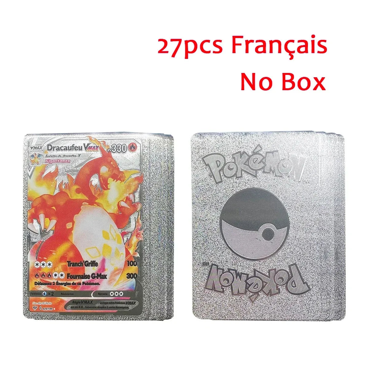 10-55Pcs Pokemon Gold Foil Cards Golden Letters English Spanish French German Game Card Metalicas Charizard Vmax Gx Series Gift