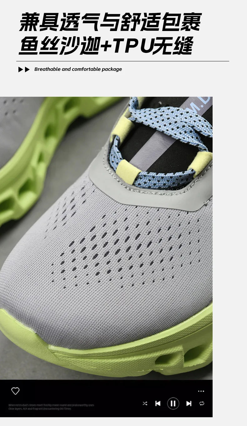 Men’s Sports Sneakers – Comfortable, Lightweight, Air-Cushion Running & Outdoor Shoes