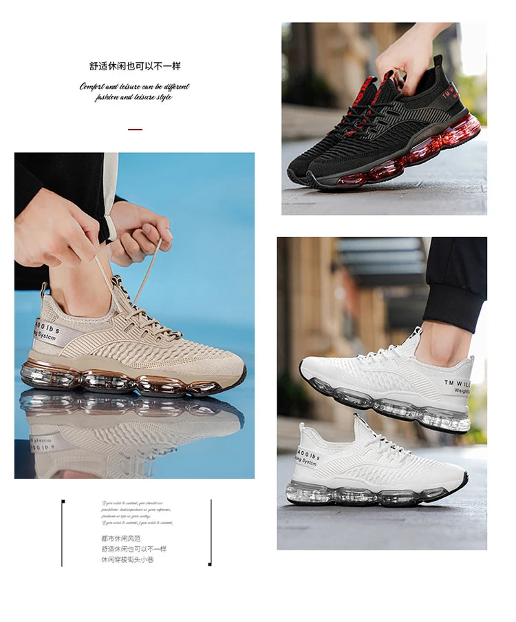 Men’s Fashion Sneakers – Breathable Casual Trainers & Running Shoes