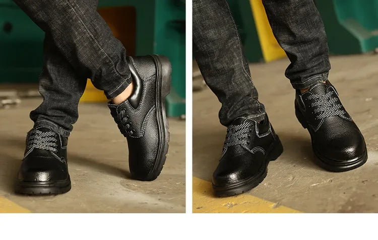 Men’s Safety Work Shoes – Steel Toe, Lightweight, Comfortable, Anti-Impact & Anti-Stab