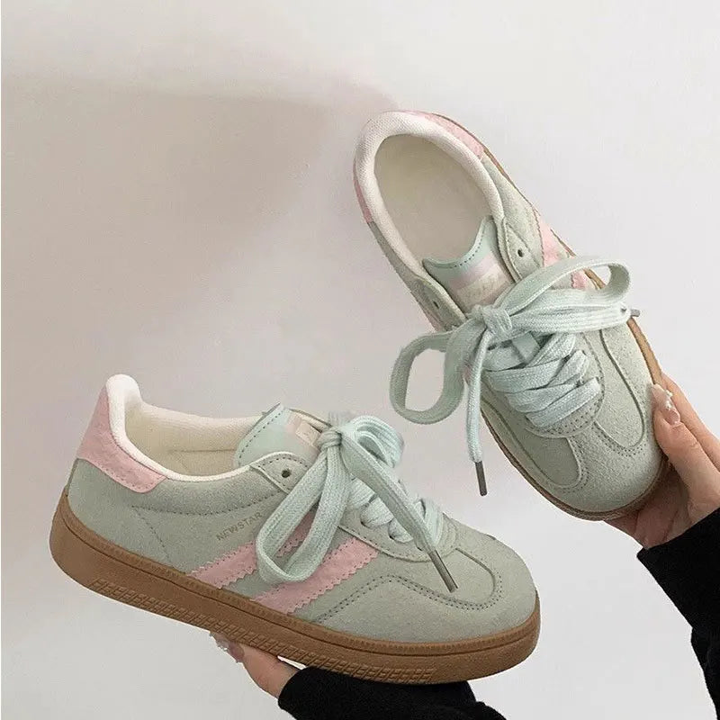 Women’s Casual Sneakers – Lace-Up Vulcanized, Luxury Tennis & Running Shoes