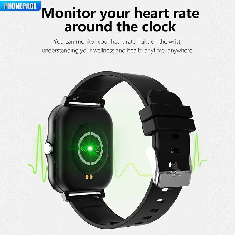 PHONEPACE Y13 Smart Watch – Call Function Fitness And Heart Rate Tracker Weather Alarms for Outdoor Sports Activities