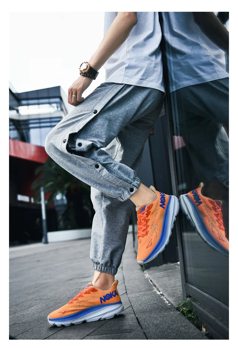 Unisex Running Sneakers – Cushioned, Professional Athletic Shoes for Marathon & Tennis