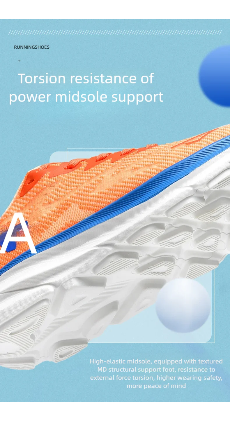 Unisex Running Sneakers – Cushioned, Professional Athletic Shoes for Marathon & Tennis