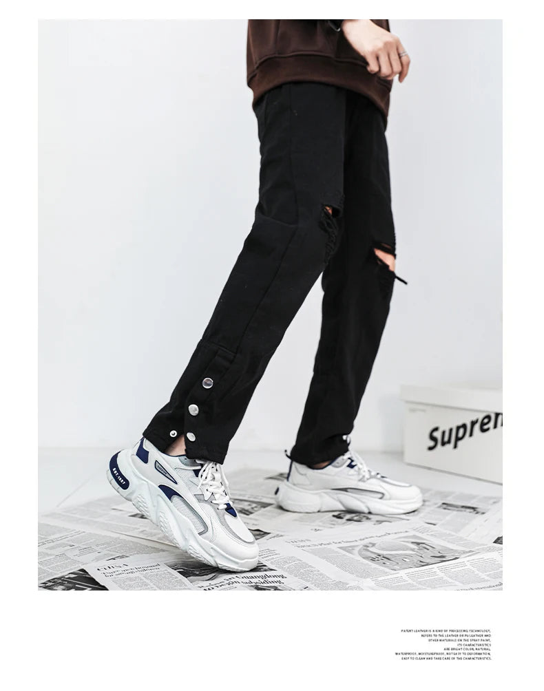 Men’s Trendy Mesh Sneakers – Thick Sole, Breathable, Lace-Up Casual Sports Shoes