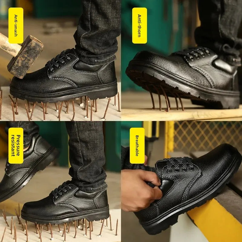 Men’s Safety Work Shoes – Steel Toe, Lightweight, Comfortable, Anti-Impact & Anti-Stab