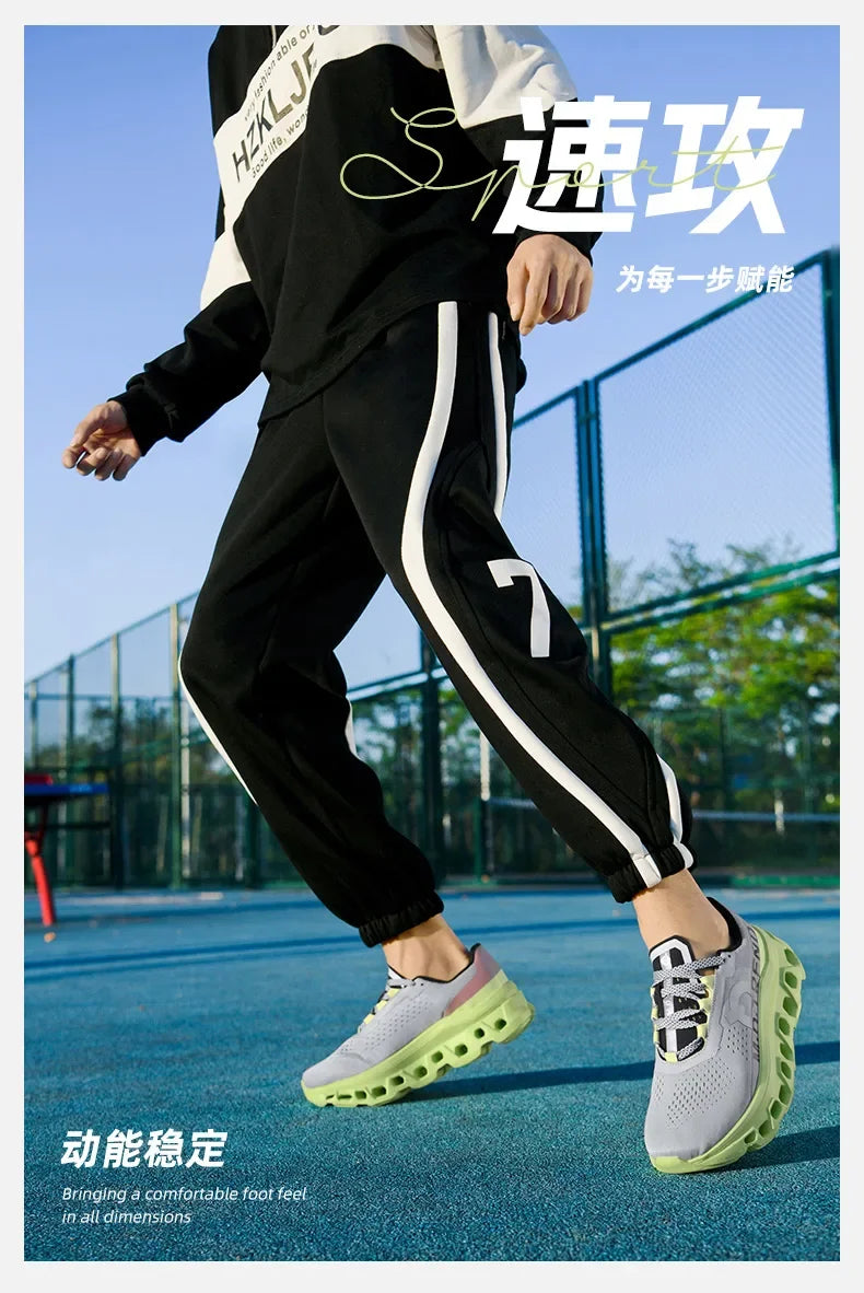 Men’s Sports Sneakers – Comfortable, Lightweight, Air-Cushion Running & Outdoor Shoes