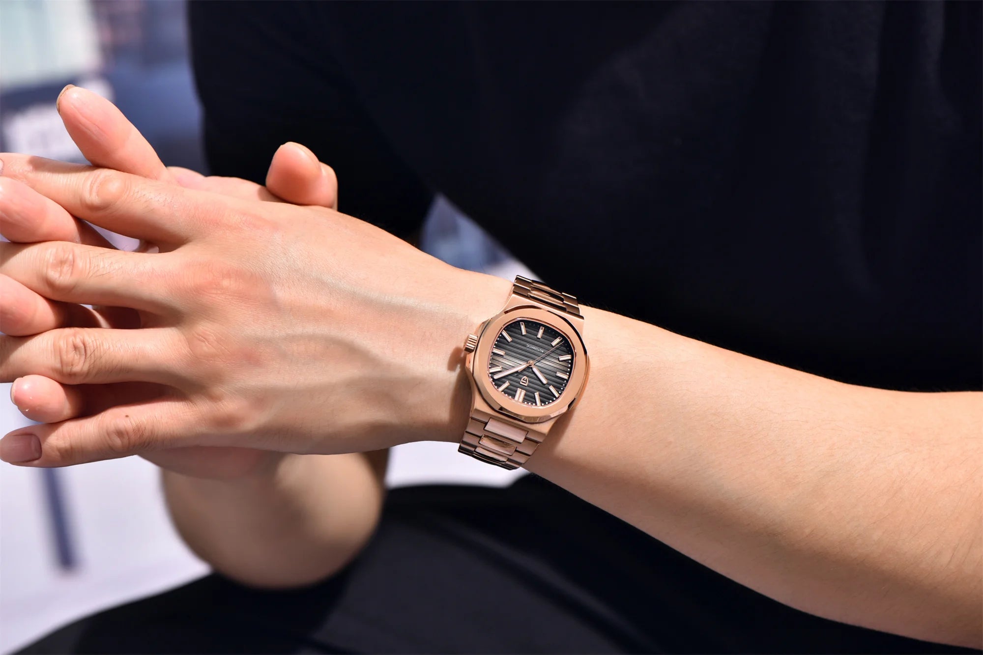 PAGANI DESIGN Men’s Mechanical Watch – Sapphire Crystal