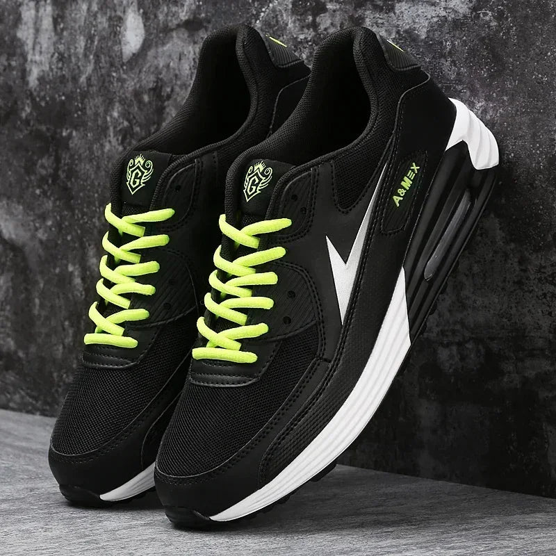 Men's Running Shoes Breathable Air Cushion Sneakers Athletics Sport Trainer Tennis Basketball Shoes