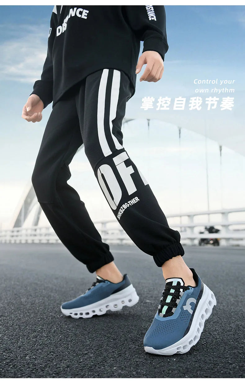 Men’s Sports Sneakers – Comfortable, Lightweight, Air-Cushion Running & Outdoor Shoes