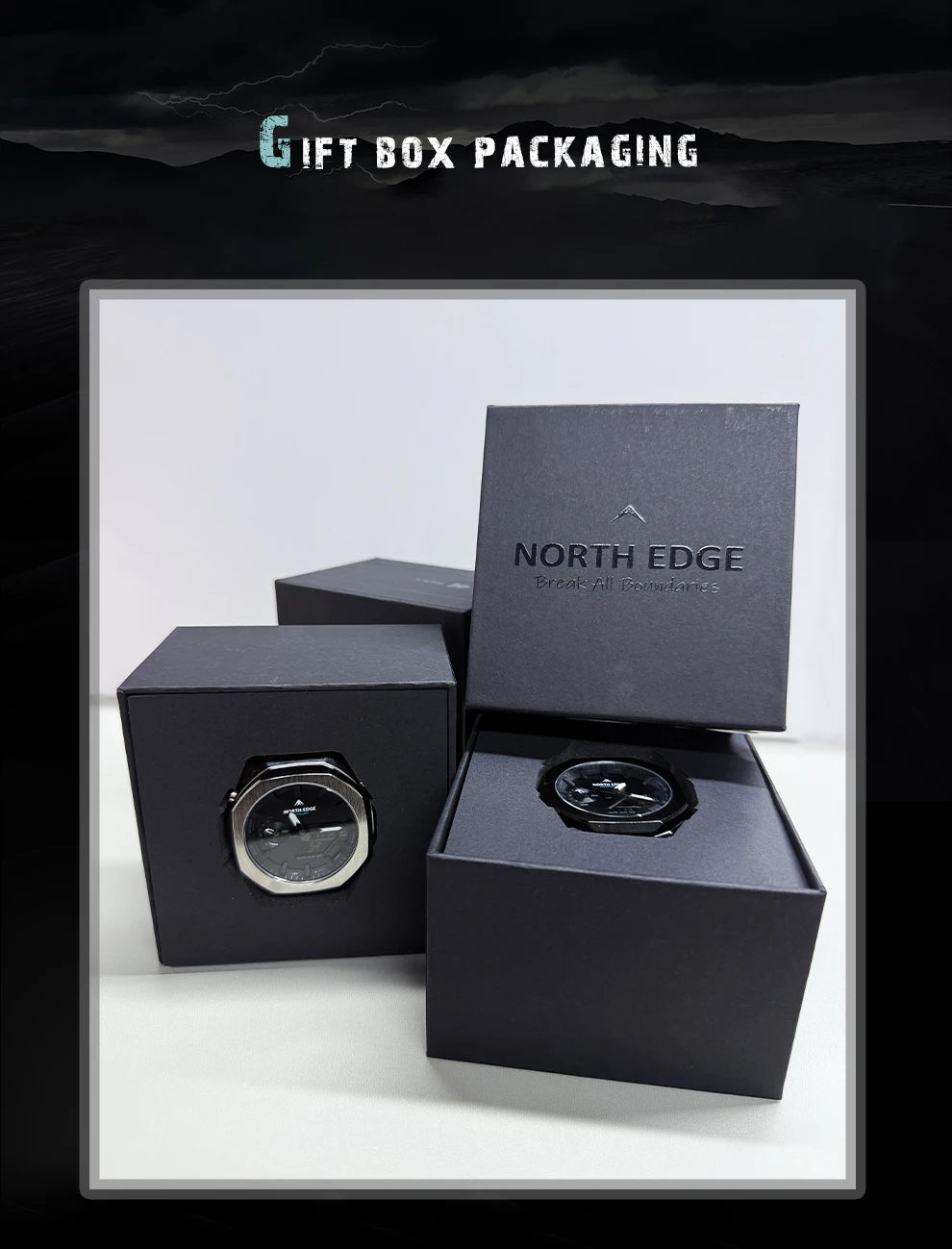 NORTH EDGE MERCURY Men’s Waterproof Digital Sports Watch