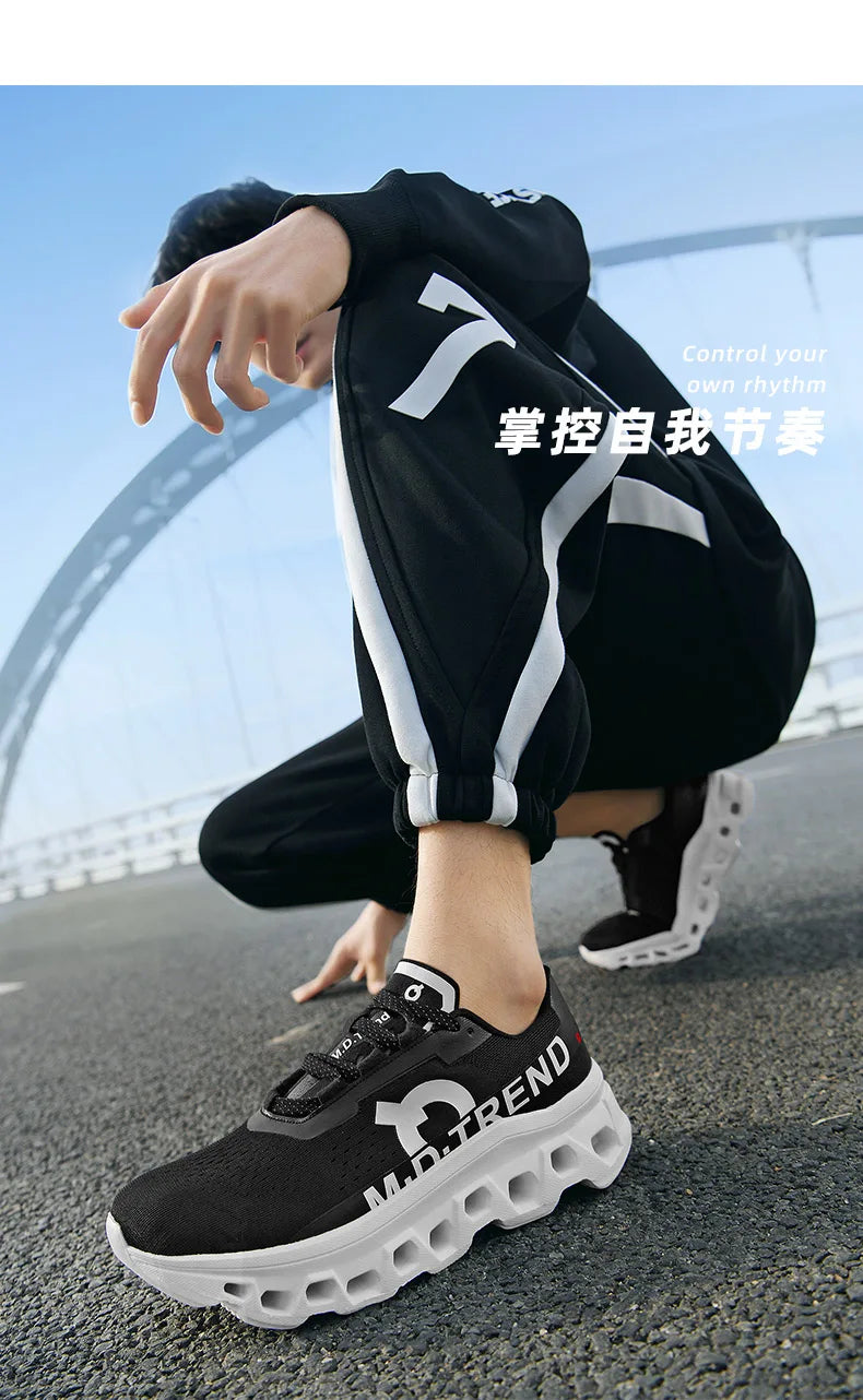 Men’s Sports Sneakers – Comfortable, Lightweight, Air-Cushion Running & Outdoor Shoes