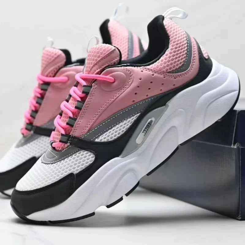 Unisex Summer Sneakers – B22 Breathable, Lightweight, Shock-Absorbing Sports Shoes