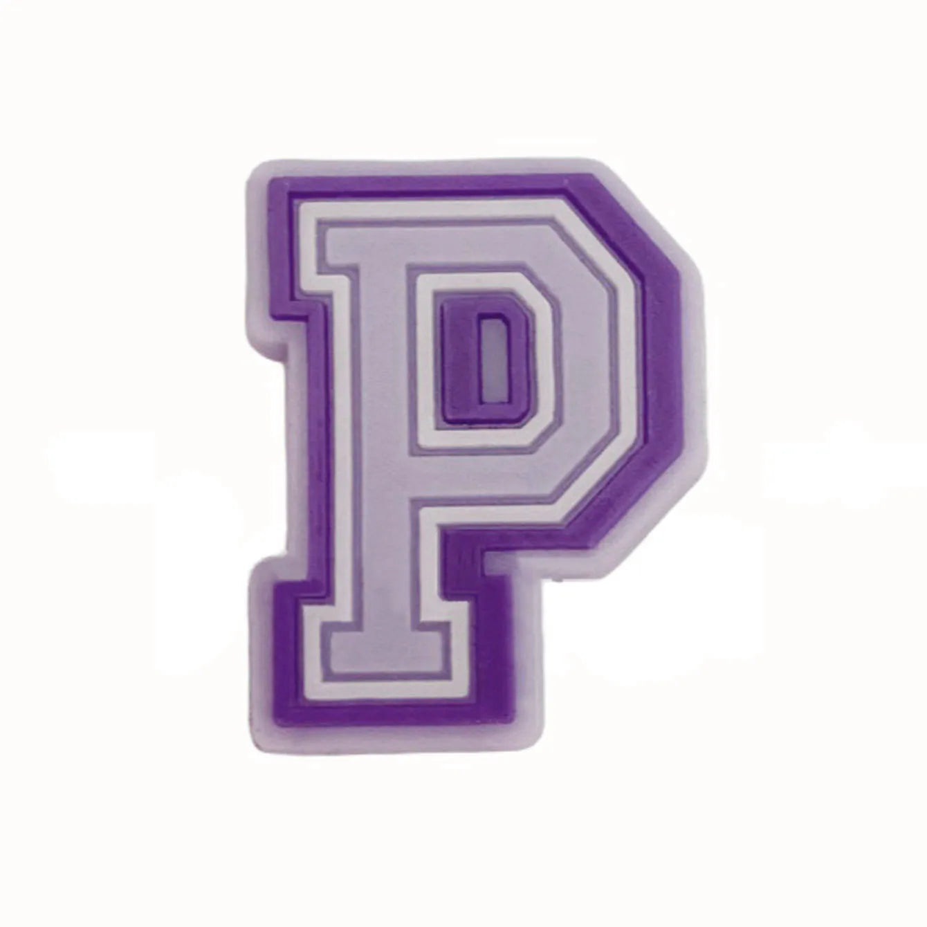 Purple Alphabet Letter Pins Shoe Charms for Crocs Clog Bubble Slides Accessories DIY Shoe Decoration Buckle Charms Party Gifts