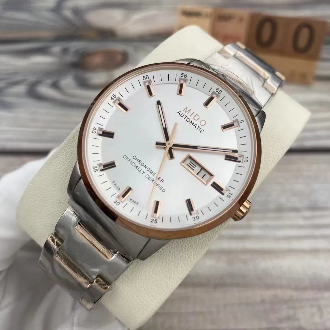 Men’s Automatic Mechanical Watch – Stainless Steel, Sport, Running, Mountaineering, Waterproof