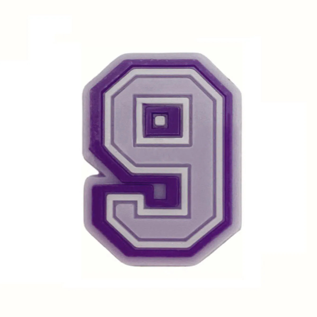 Purple Alphabet Letter Pins Shoe Charms for Crocs Clog Bubble Slides Accessories DIY Shoe Decoration Buckle Charms Party Gifts