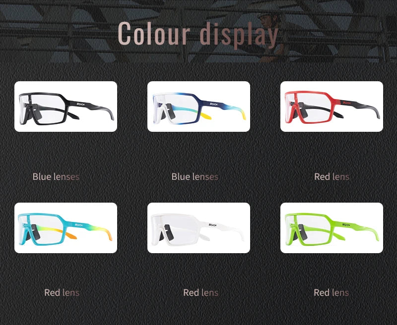 SCVCN Photochromic Sunglasses for Men Fashion Outdoor Sports Bicycle Cycling Glasses Woman Riding Goggles Eyewear Accessories