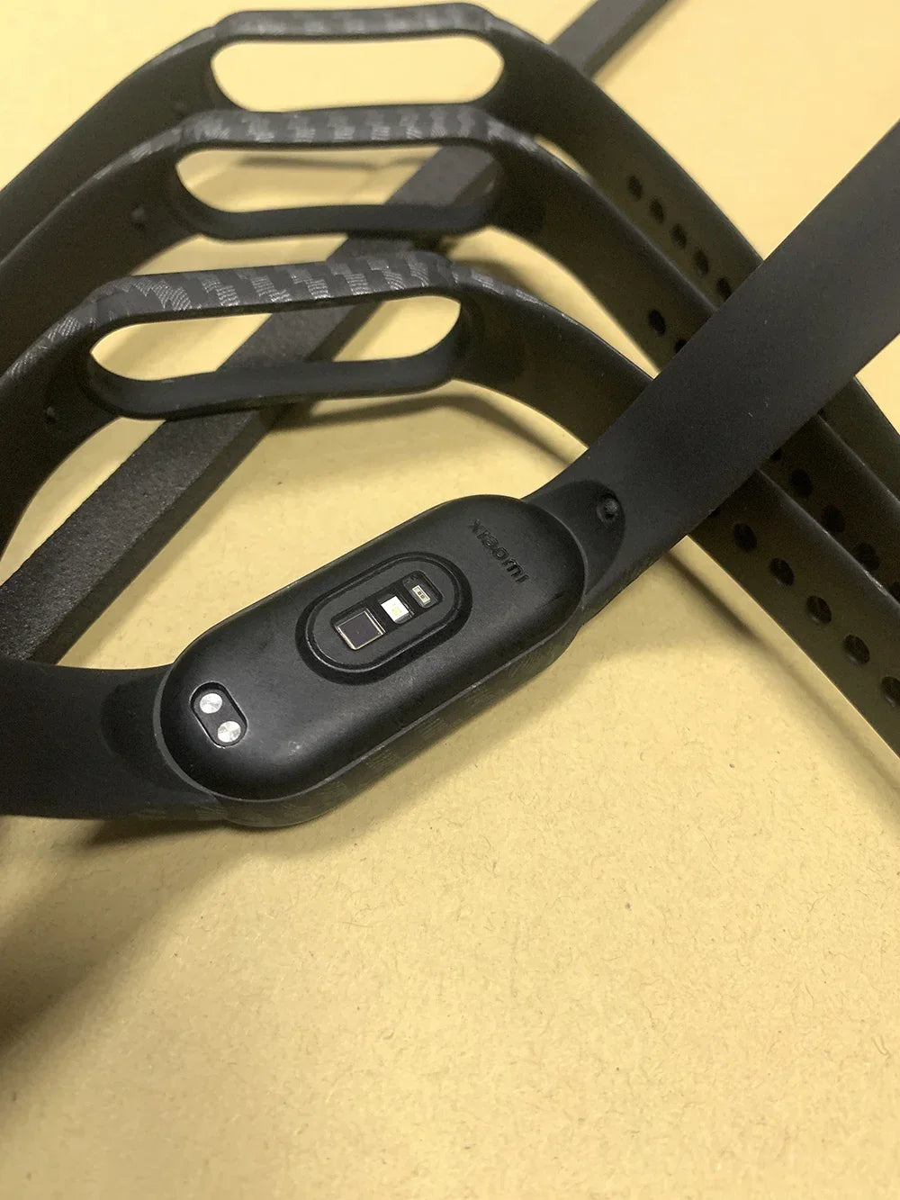 Xiaomi Mi Band 3‑7 Carbon Fiber Silicone Strap