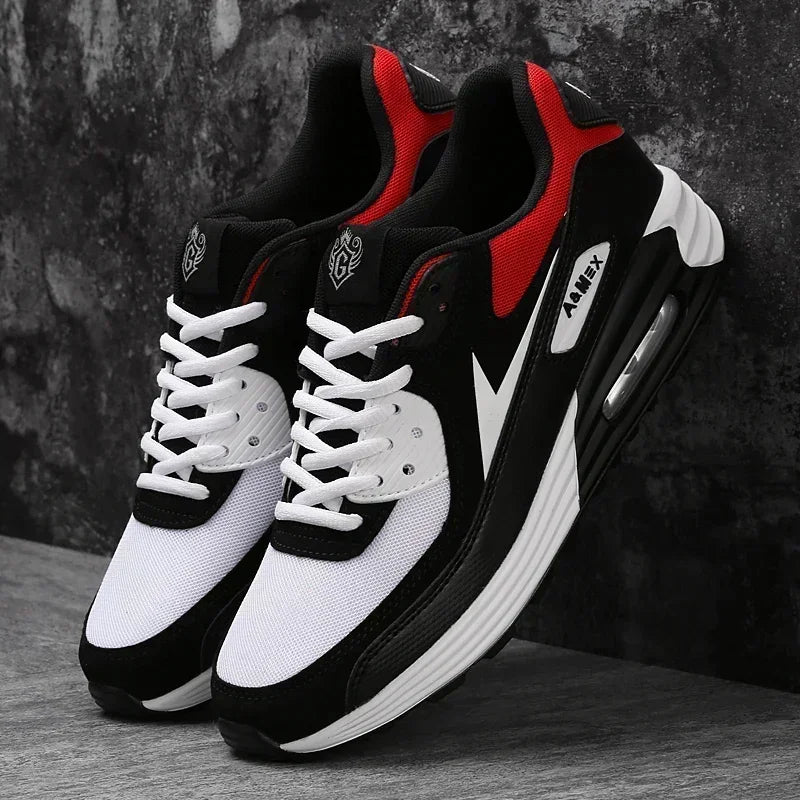 Men's Running Shoes Breathable Air Cushion Sneakers Athletics Sport Trainer Tennis Basketball Shoes