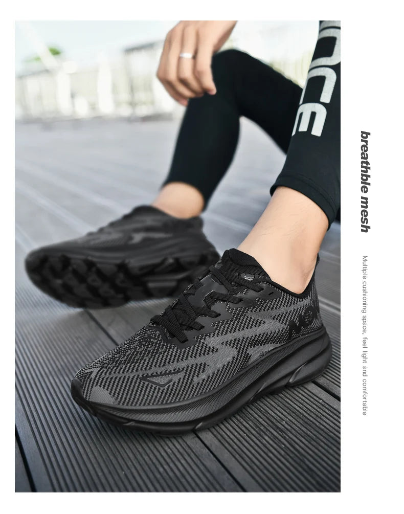 Unisex Running Sneakers – Cushioned, Professional Athletic Shoes for Marathon & Tennis