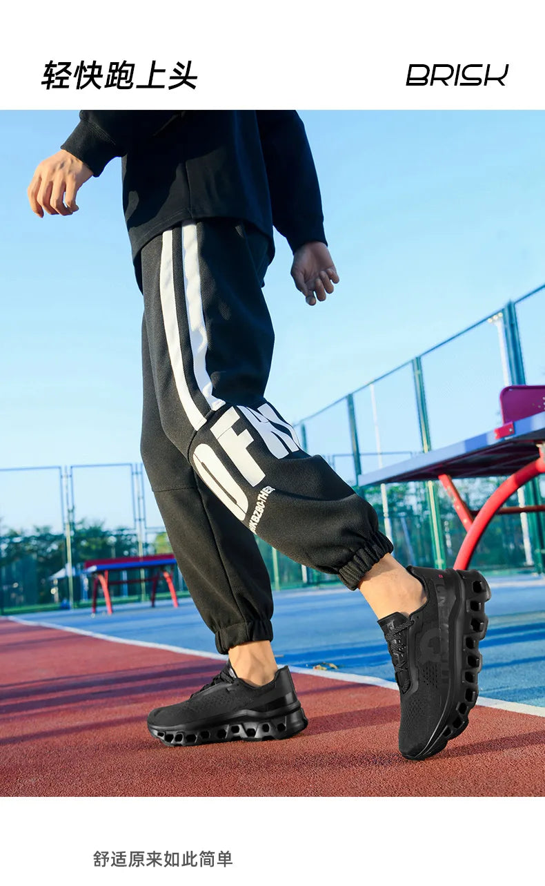 Men’s Sports Sneakers – Comfortable, Lightweight, Air-Cushion Running & Outdoor Shoes