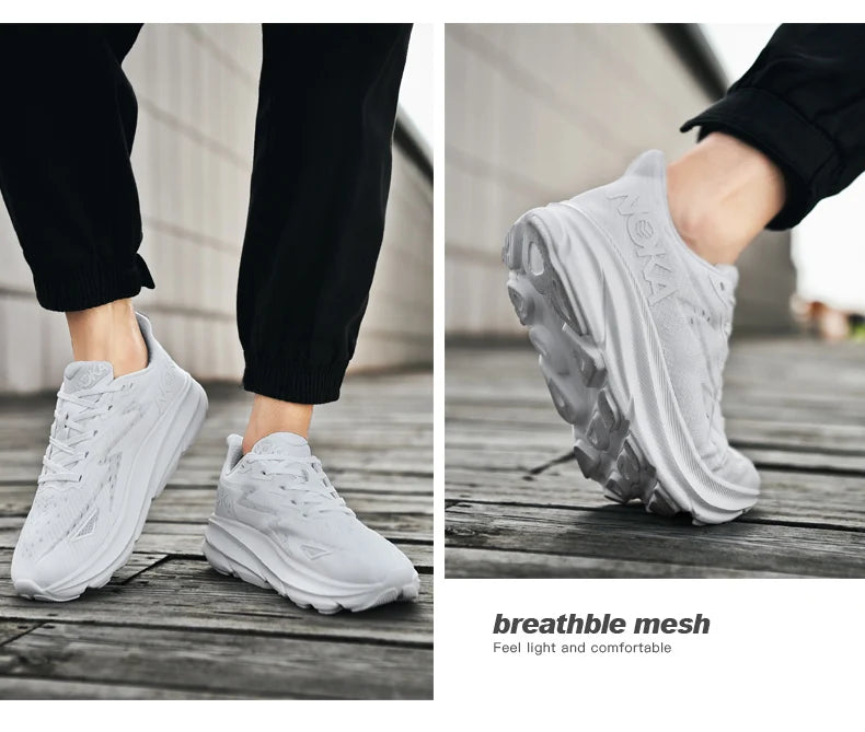 Unisex Running Sneakers – Cushioned, Professional Athletic Shoes for Marathon & Tennis