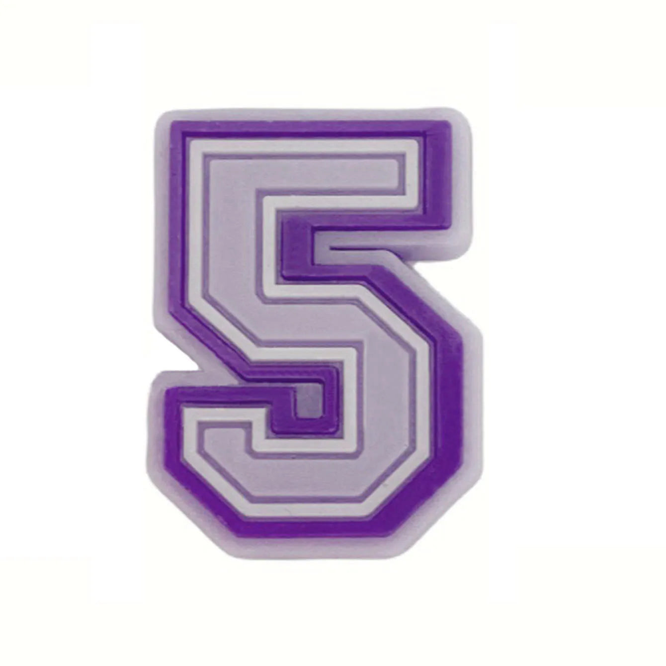 Purple Alphabet Letter Pins Shoe Charms for Crocs Clog Bubble Slides Accessories DIY Shoe Decoration Buckle Charms Party Gifts