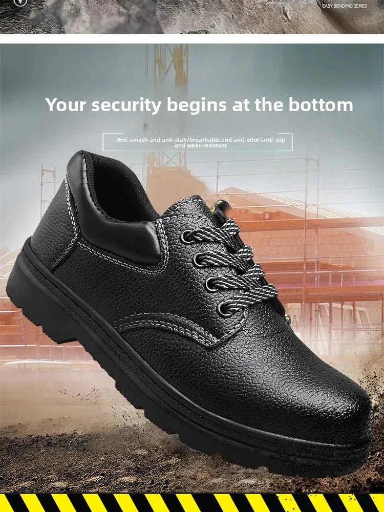 Men’s Safety Work Shoes – Steel Toe, Lightweight, Comfortable, Anti-Impact & Anti-Stab