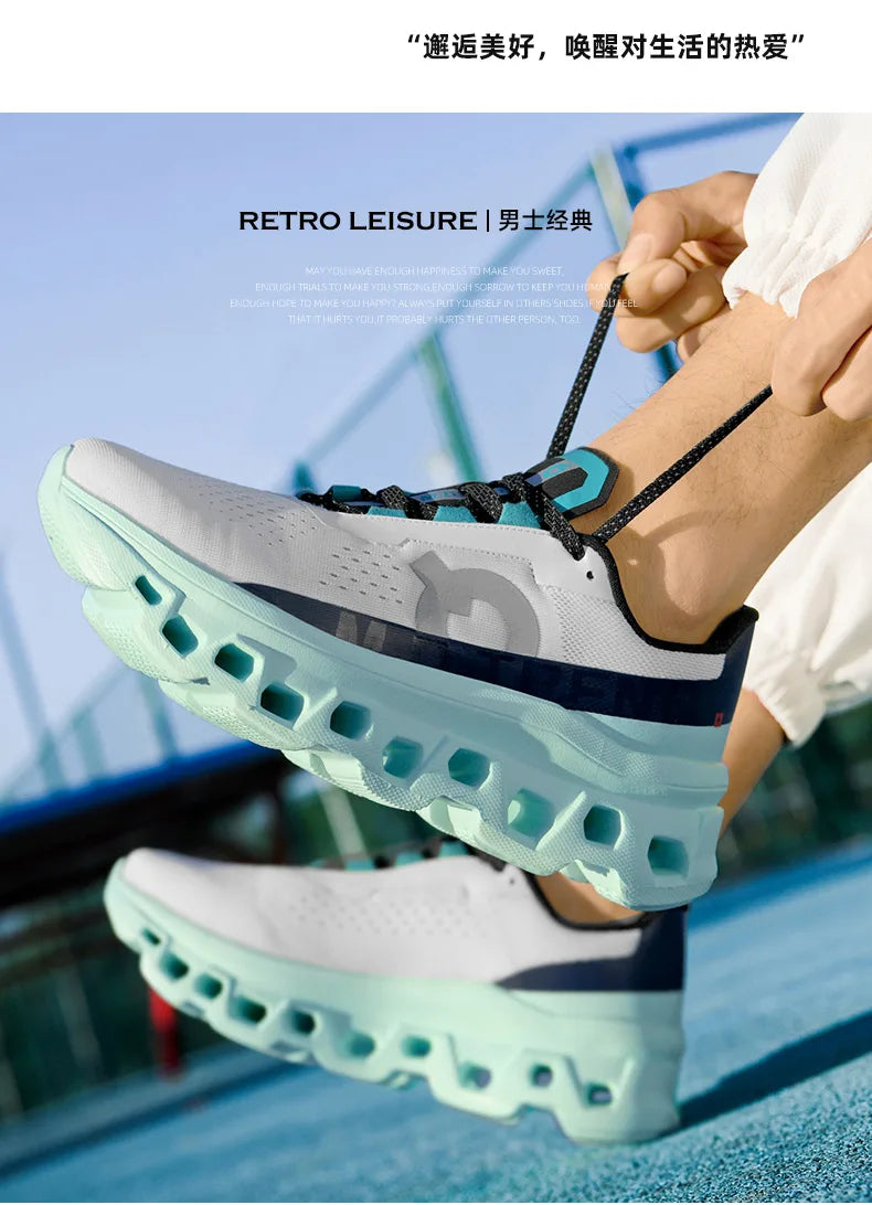 Men’s Sports Sneakers – Comfortable, Lightweight, Air-Cushion Running & Outdoor Shoes