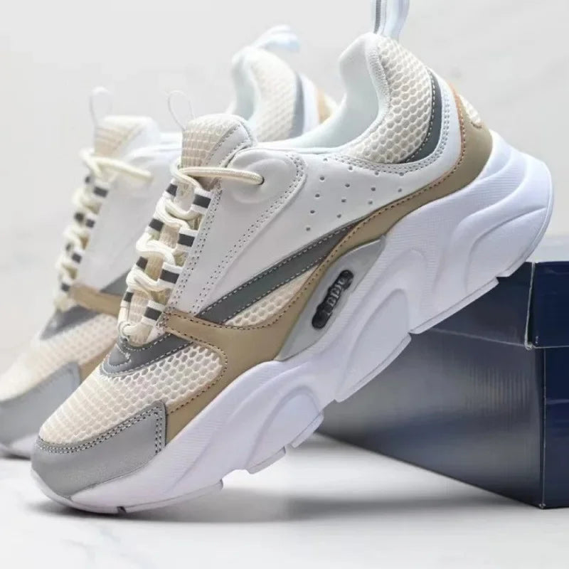 Unisex Summer Sneakers – B22 Breathable, Lightweight, Shock-Absorbing Sports Shoes