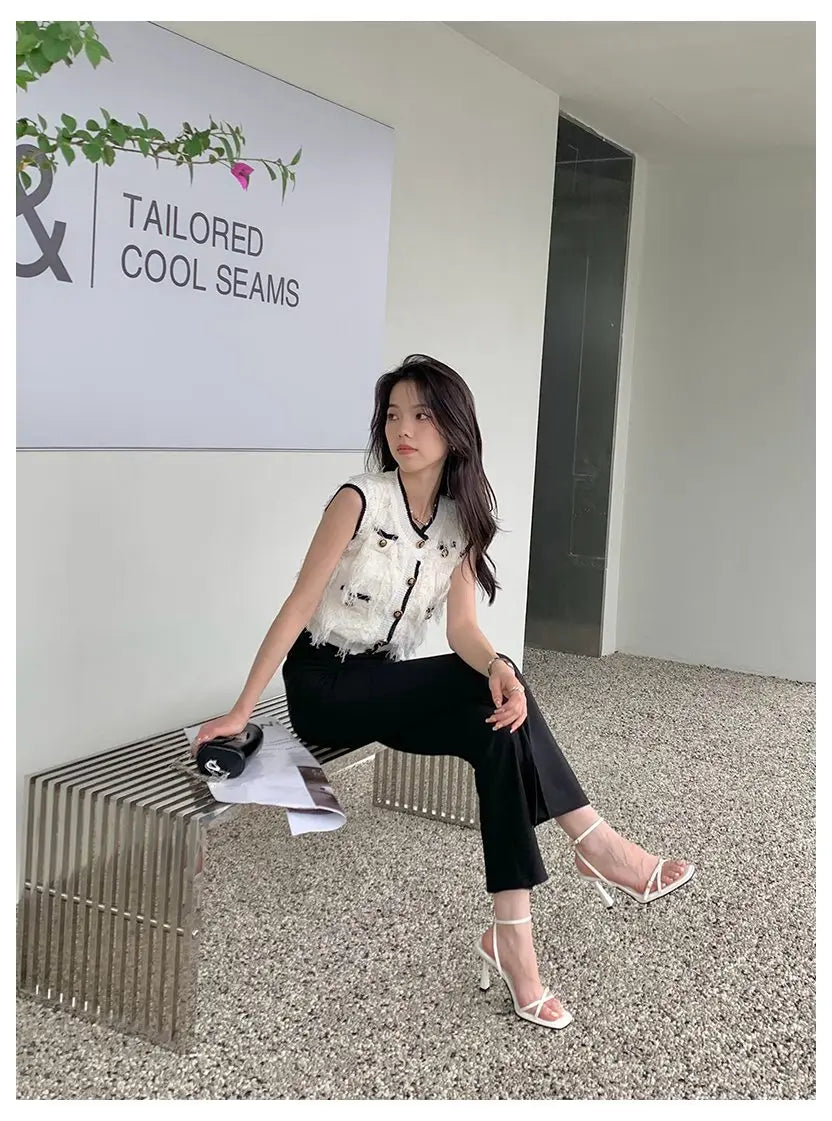 Women’s Summer Gladiator Sandals – Elegant High Heels with Buckle Strap for Party & Wedding