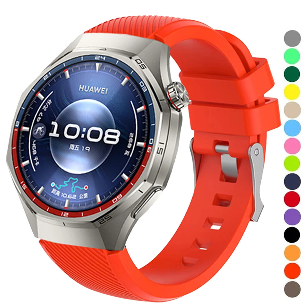 22mm Breathable Silicone Strap for Huawei Watch GT Series