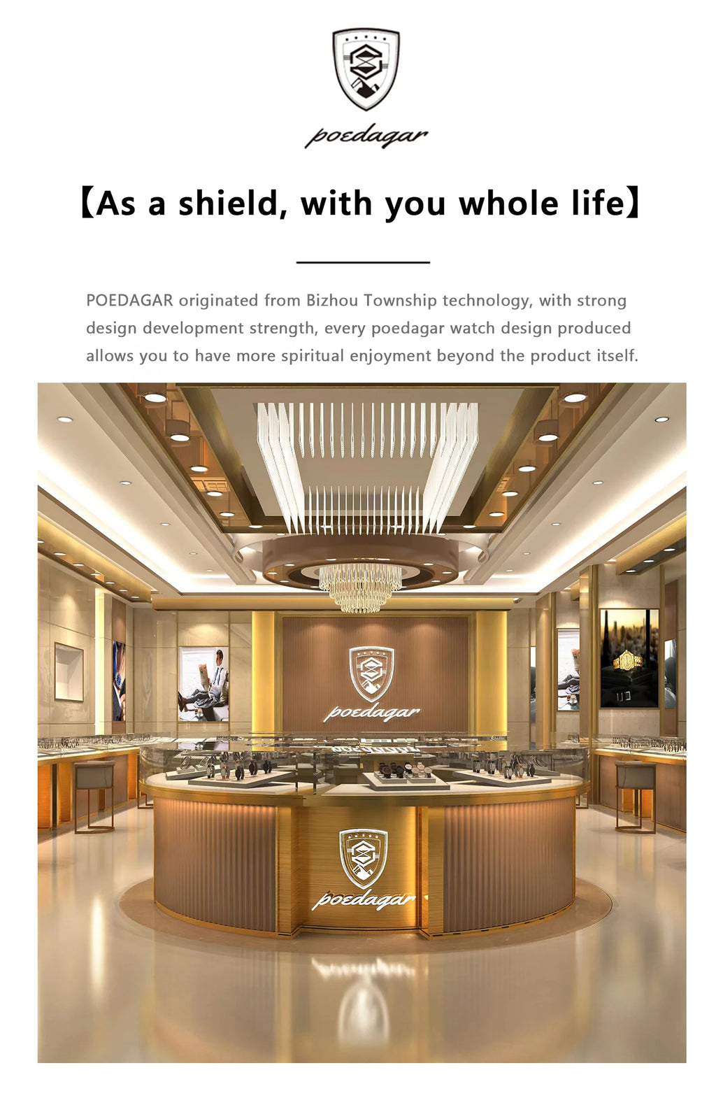 POEDAGAR Men’s Waterproof Quartz Wristwatch – Mesh Strap