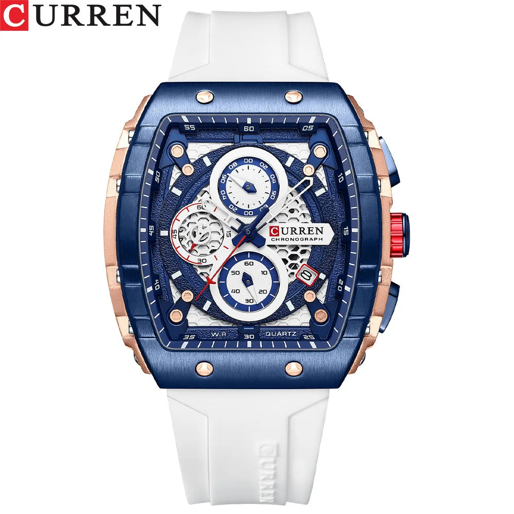 CURREN 8442 Men’s Luminous Chronograph Wristwatch