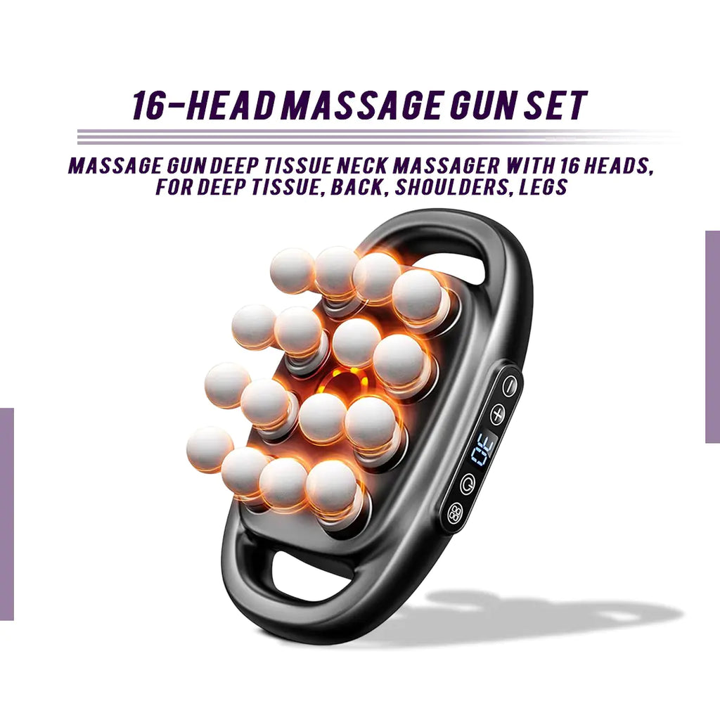 Ultimate 16-Head Massage Gun