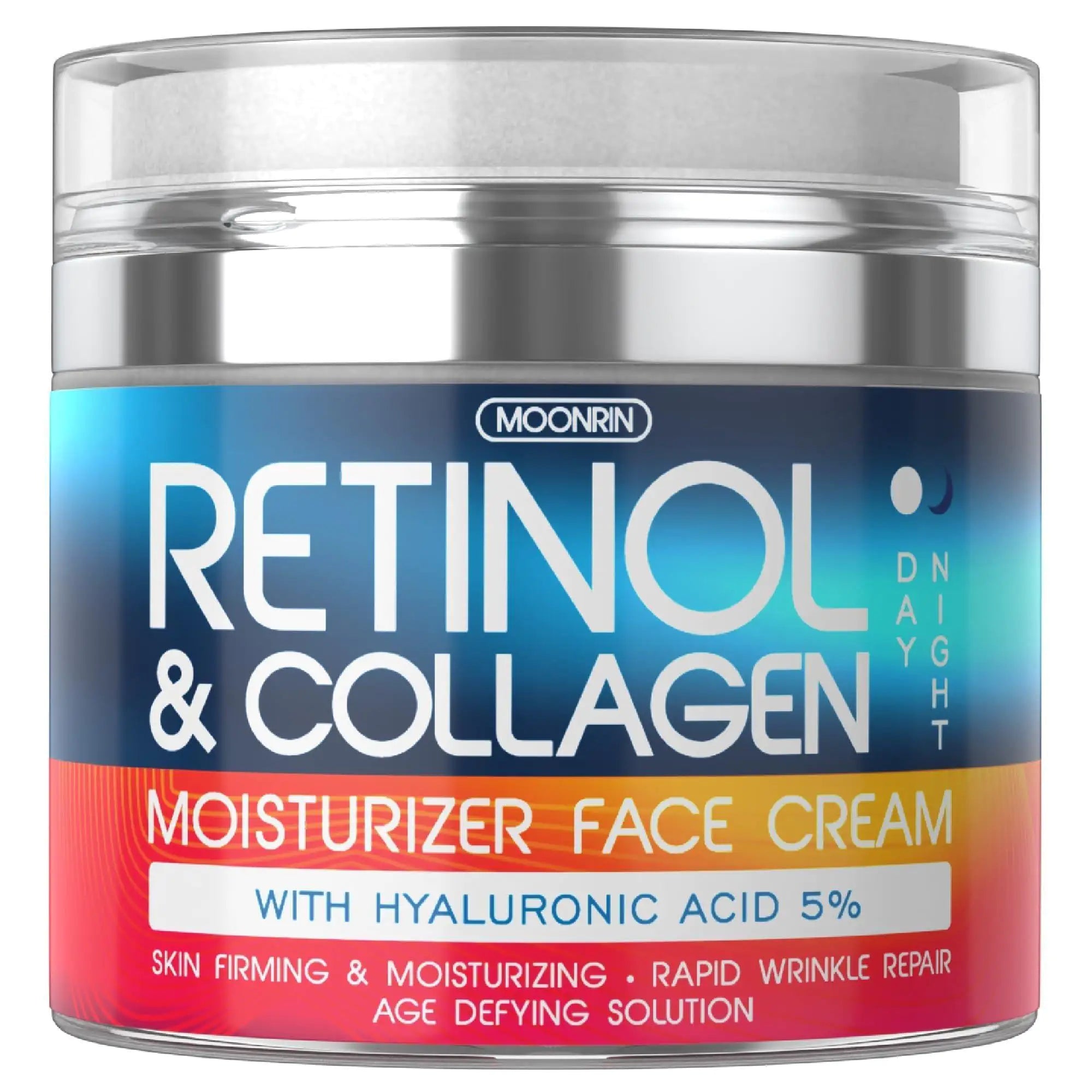 24-Hour Retinol Face Cream with Collagen & Hyaluronic Acid