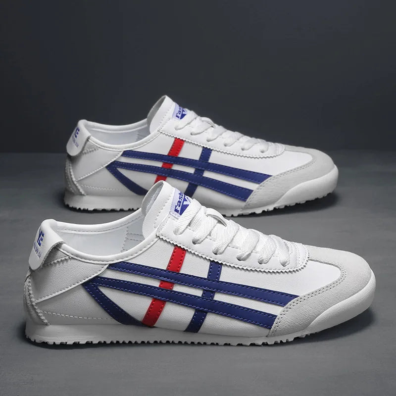 Men’s Lightweight Casual Sneakers – Breathable Canvas, Soft, Non-Slip, Lace-Up Shoes