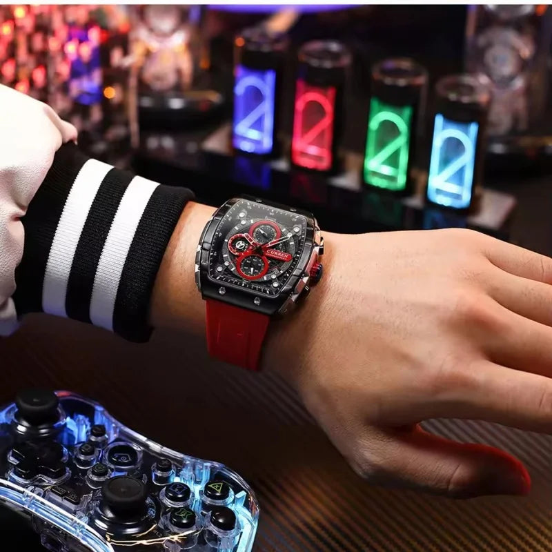 CURREN 8442 Men’s Luminous Chronograph Wristwatch